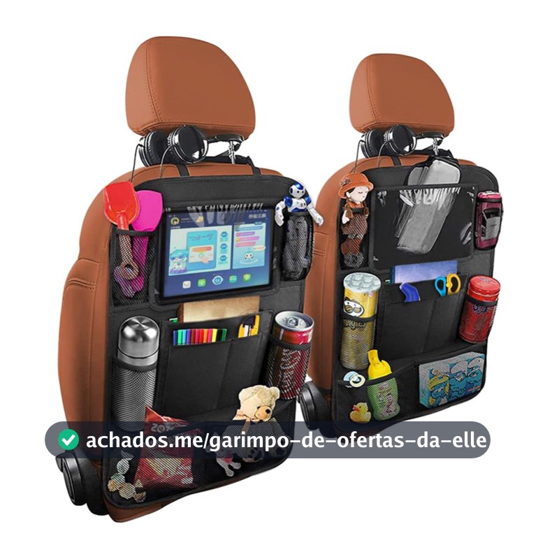 Bolsa de armazenamento de encosto de banco de carro