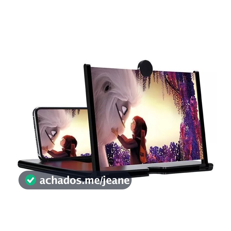 Tela Lupa Ampliadora Leitura E Celular 10 Polegadas Zoom, Tela Do Celular Ampliada 3D