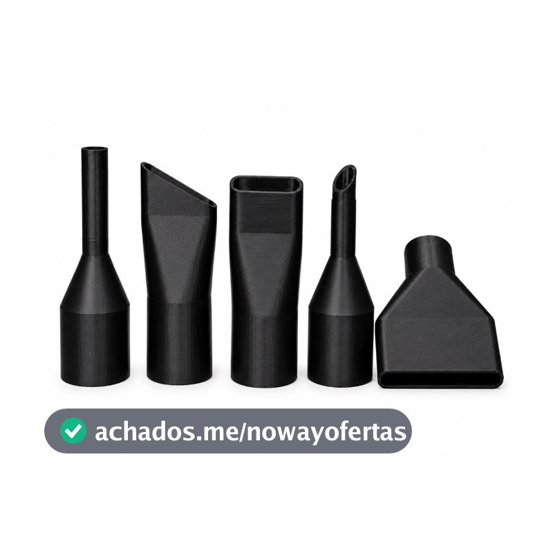 Kit 5 Bicos de Precisão para Aspirador de Pó Universal 32mm | Limpeza Automotiva, Teclado, Sofá e Cantos Difíceis