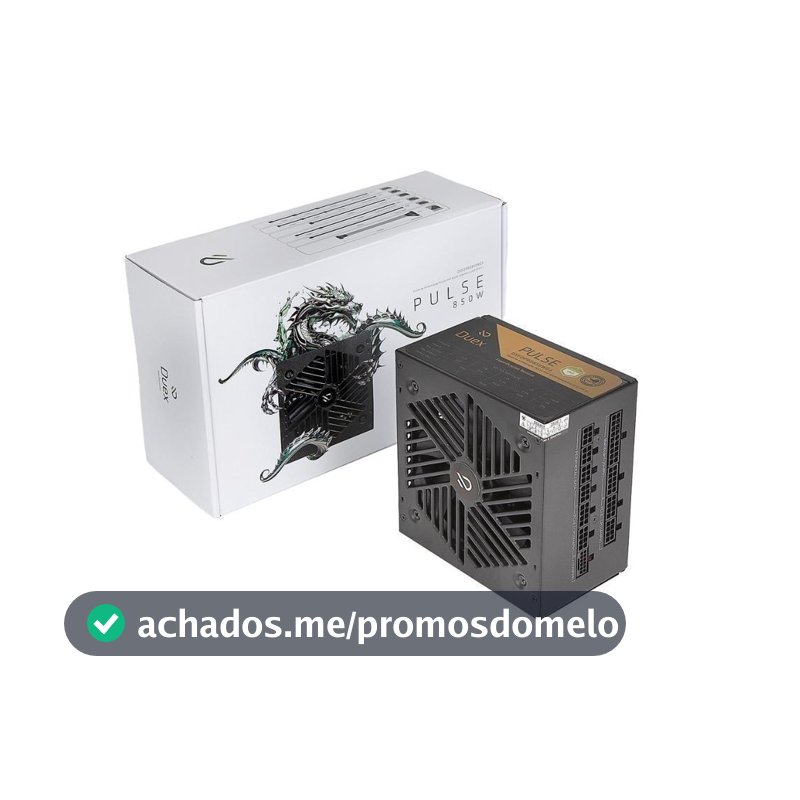 FONTE DE ALIMENTACAO DUEX PULSE PRO 850W DXFOPRO850WG3