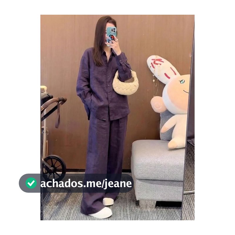 [Novidades] Terno de alta qualidade estilo dinheiro antigo, estilo preguiçoso Songchi roxo de verão 2026