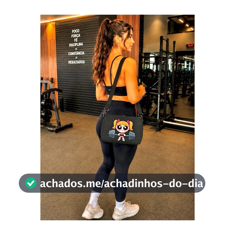 Mala Academia Estampada Feminina Masculina Fit Esporte Mala Malinha Academia Unissex Sport Bolsa Transversal Regulável