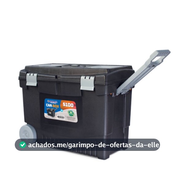 Caixa Maleta de Ferramentas Car Box C/ 2 Rodas toy 25371