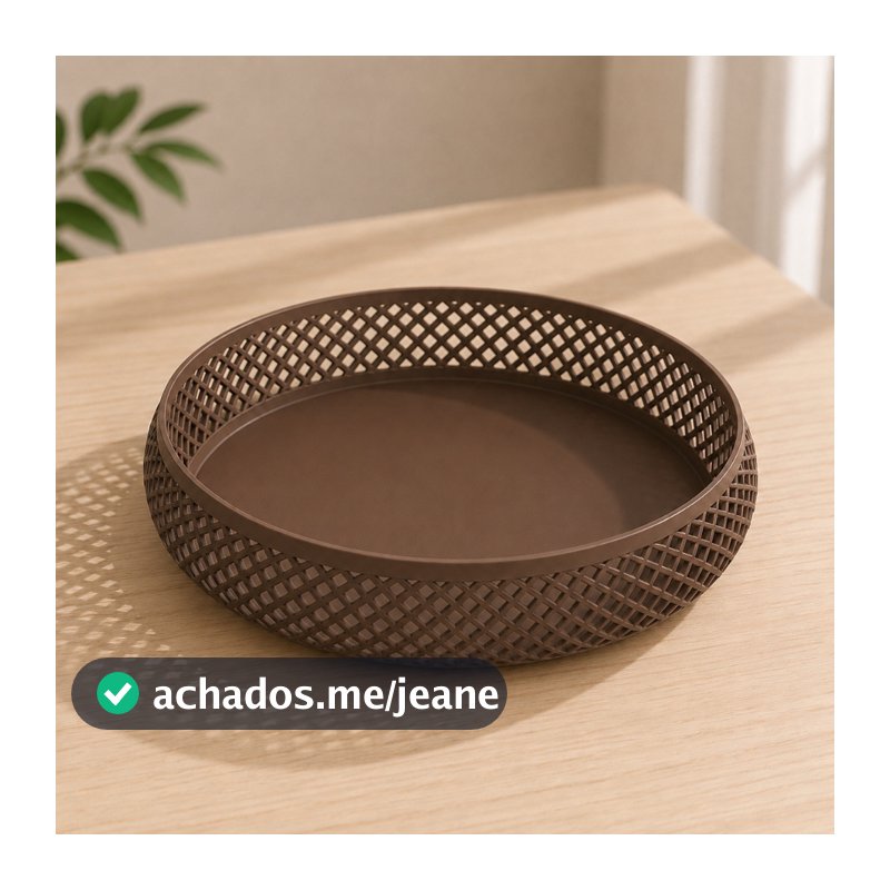 Organizador de Mesa Porta Objetos Bandeja Luxuoso e Moderno Porta Treco Chaves Carteira Decorativo Minimalista