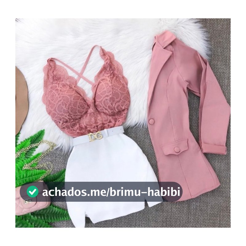 Conjunto Short Saia E Body Feminino verão