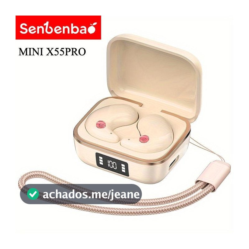 SENBENBAO X55PRO Fones De Ouvido Mini Sono Invisível bluetooth Fone Alta Fidelidade Som Estéreo À Prova Dwaterproof Água