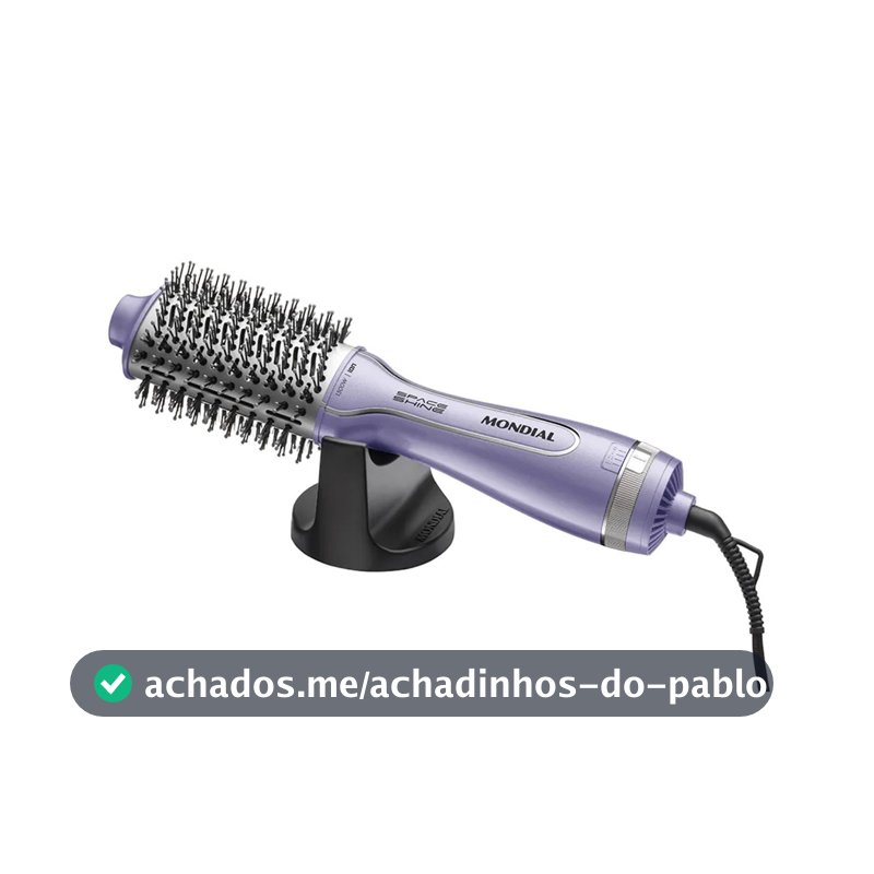 Escova Secadora Mondial Space Shine Slim Es-21 1300W