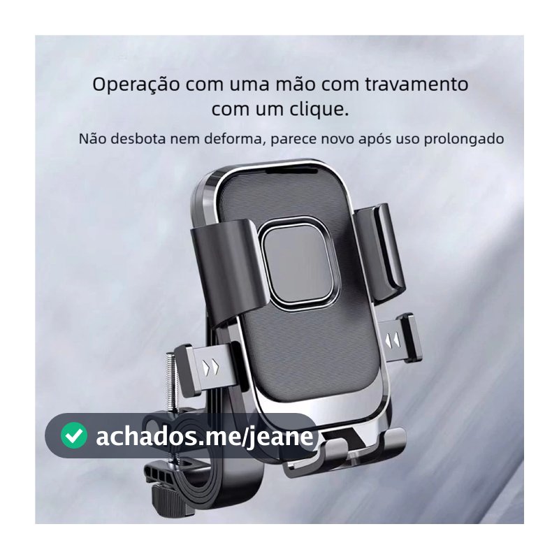 Suporte Navegação Ciclismo Moto – Universal Celular, Anti-Vibração