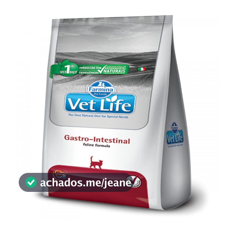 Cat Gastro Intestinal Vet Life 2Kg