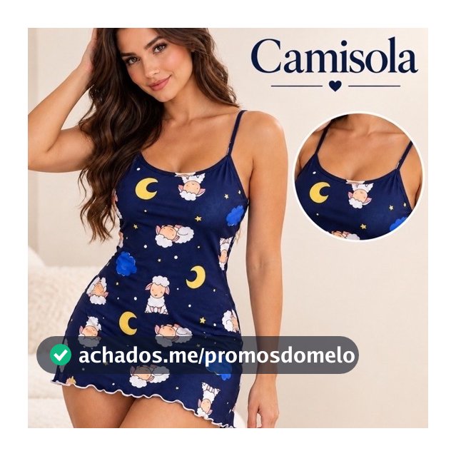 Camisola de Dormir Feminina – Conforto e Estilo para noites de verão