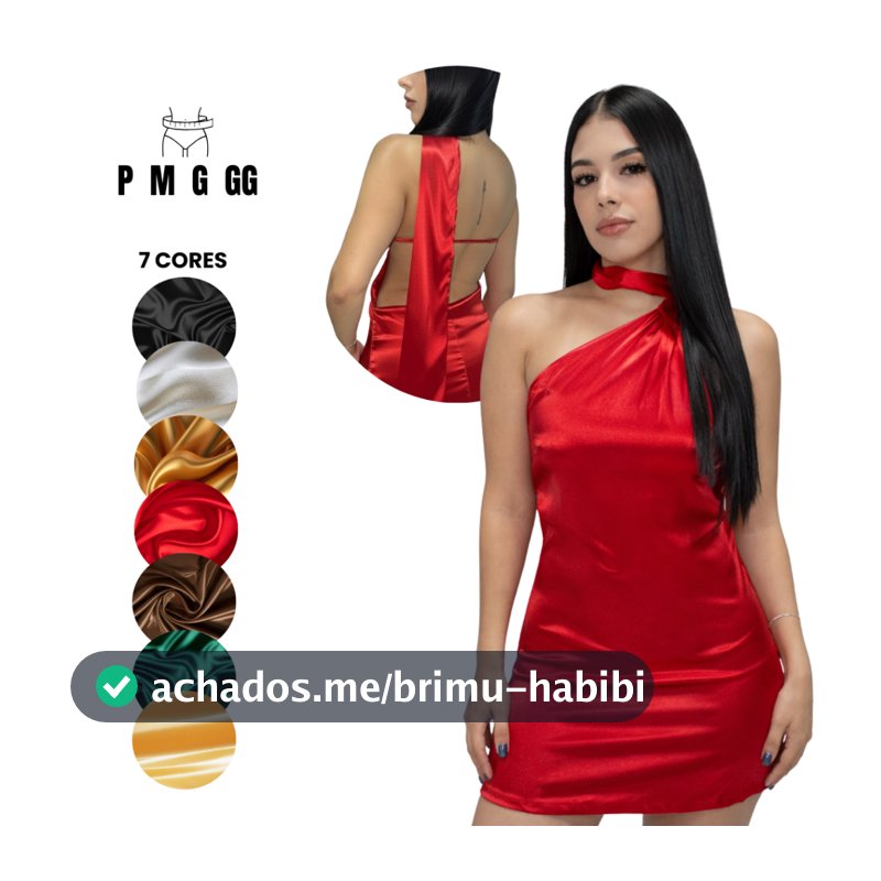 Vestido de Cetim com Elastano Curto Costa Nua Elegante | Ajustável nas Costas | Festa & Noite