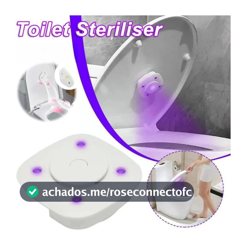Esterilizador UV Elétrico Inteligente para Banheiro – Lâmpada à Prova d'Água + Aromaterapia