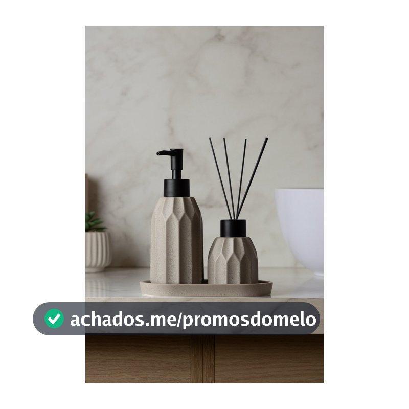 Conjunto Banheiro 3 Peças Aromatta em Cerâmica - Wolff