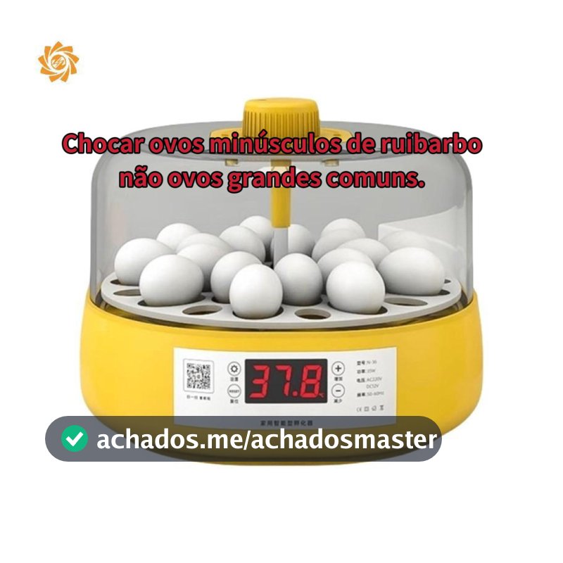 18 Incubadora De Ovos Controle Automático Inteligente De Temperatura E Umidade Para Pintinhos Patos Iniciantes