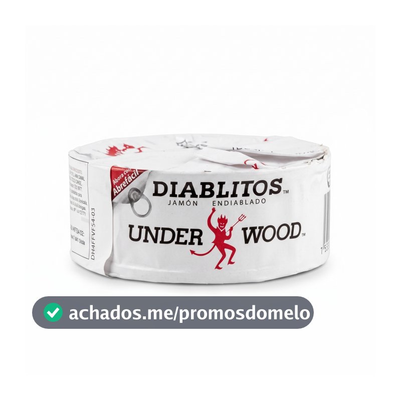 Diablitos Underwood Jamón Endiablado Patê De Presunto Lata 54g