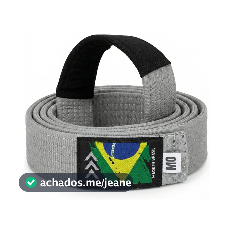 Faixa Jiu Jitsu Sequência 100% Algodão Reforço 6 Costuras Alta Performance