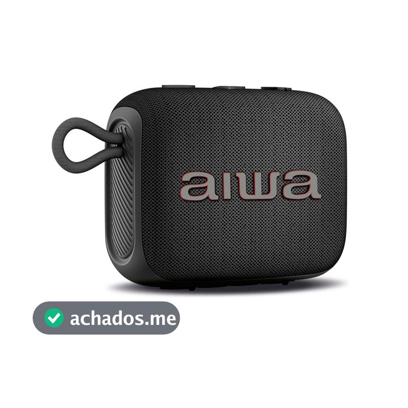 Caixa de Som AIWA AWS-SP-07-B Bluetooth 7W RMS IPX5