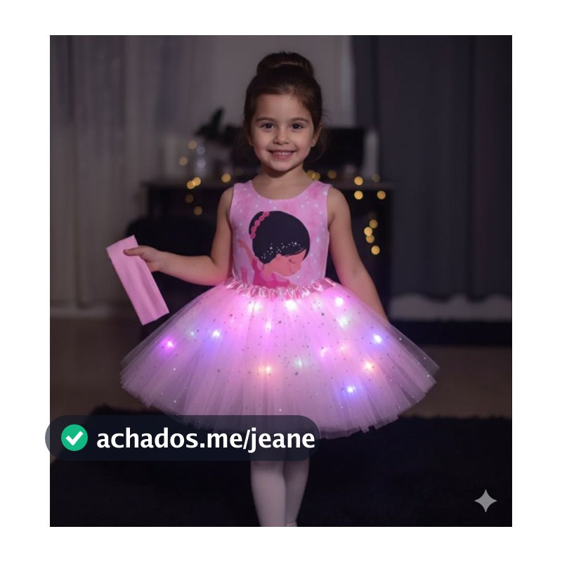 fantasia infantil balé kit 3 pçs  bailarina   morena afro faixa colan body bore led 1 ano ate 10 anos .