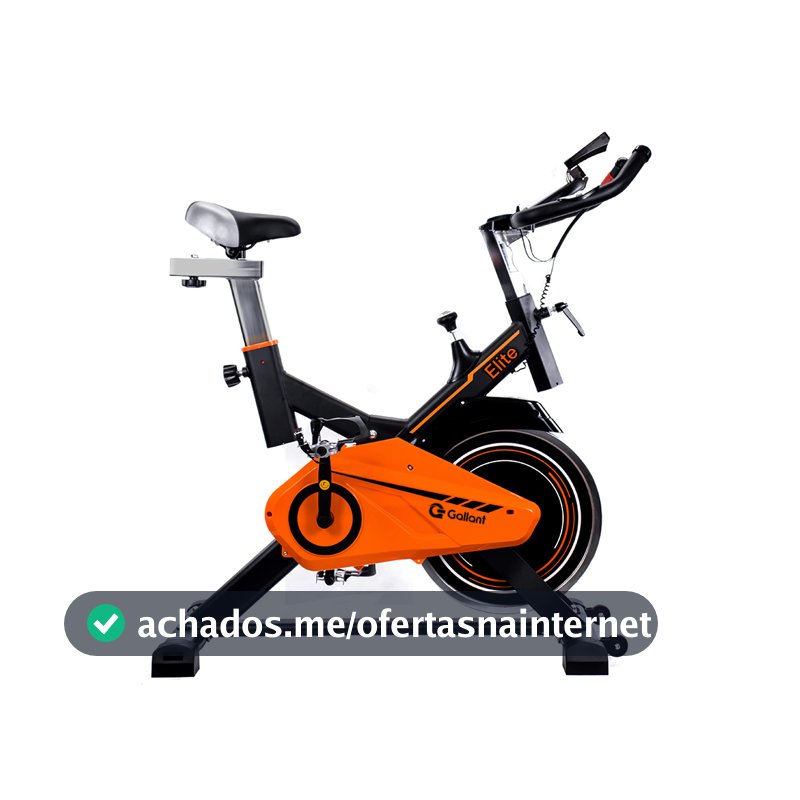 Bicicleta Ergométrica Spinning Gallant Elite Mecânica Ate 110kg Roda de Inercia 13kg (GSB13HBTA-PT)