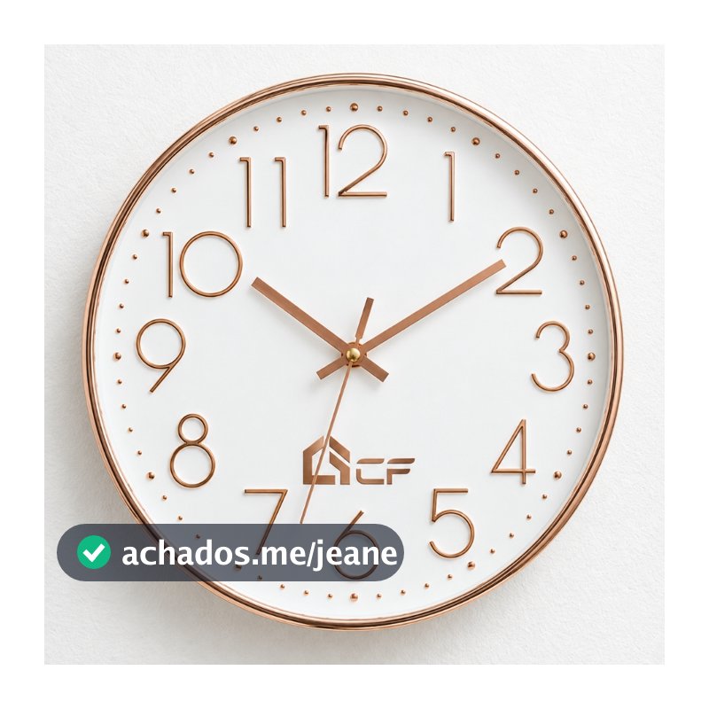 Relógio de parede silencioso sala de estar moderno e simples relógio doméstico