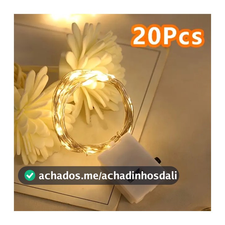 KIT 5/10/20  Luzes De Fada Luzes De Led 2m Luzes De Fio De Cobre Para Festa Em Casa De Casamento Decoração De Natal