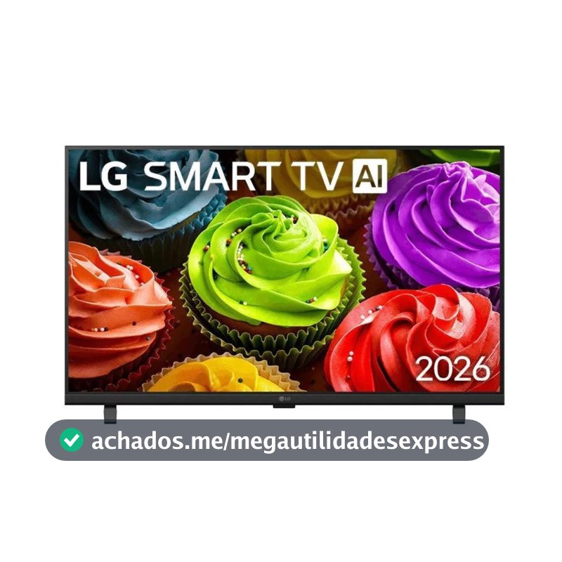 Smart TV LG 32" AI HD 32LB650BPSA Wi-Fi Bluetooth com Inteligência Artificial e HDR