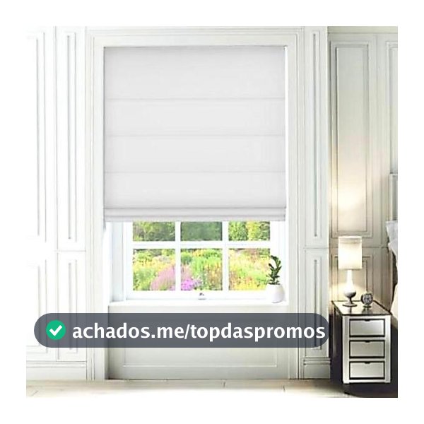 Cortina Romana Blackout L 1,20x1,40 A Premium Sofisticada Tecido Original