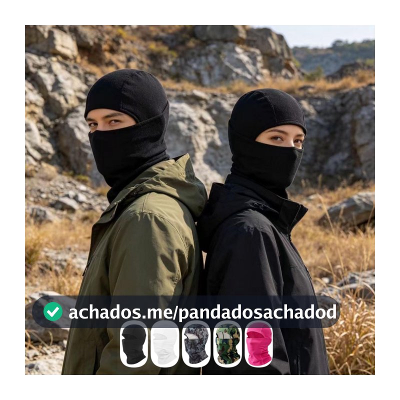 Máscara De Esqui Unissex Preto Ao Ar Livre Ciclismo À Prova De Vento Equitação Chapelaria Esportes Facial Chapéu De Inve
