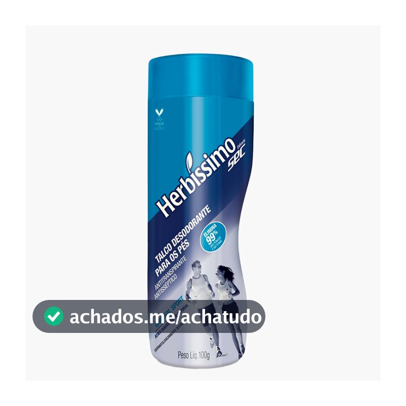 Talco Herbíssimo SEC Tradicional 100g
