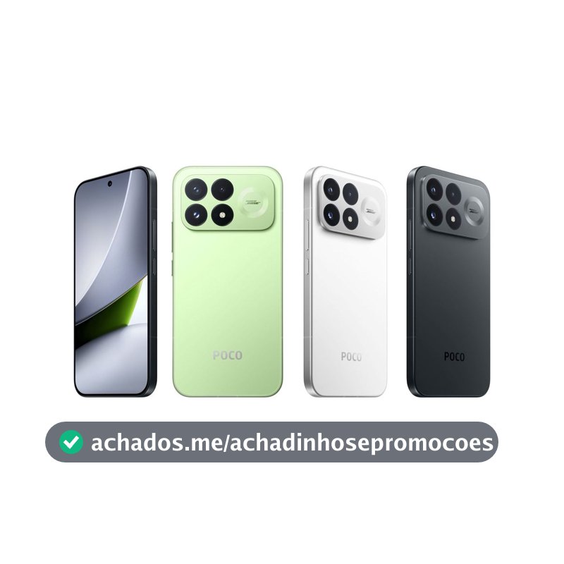 Xiaomi 2027 Poco F9 PRO 5G 512GB 12GB RAM COM NFC TELA 6.59" IP68 CAMERA 200MP BATERIA 6330mAh FONTE 100W ULTRA RAPIDA