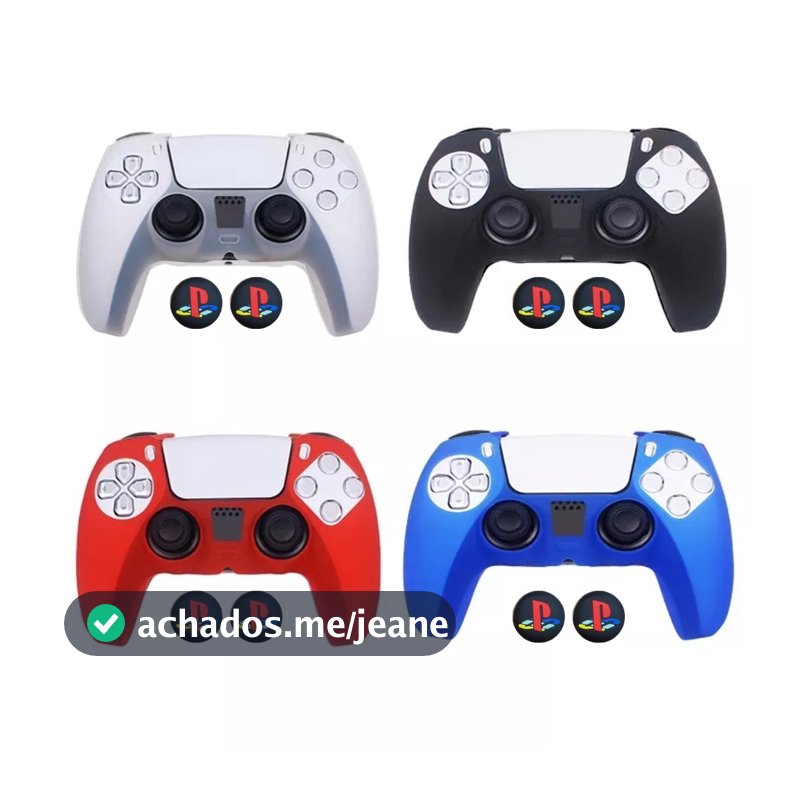 Capa PS5 Silicone Com Grip Otima Qualidade Envio Imediato Lindas Cores Envio Nacional