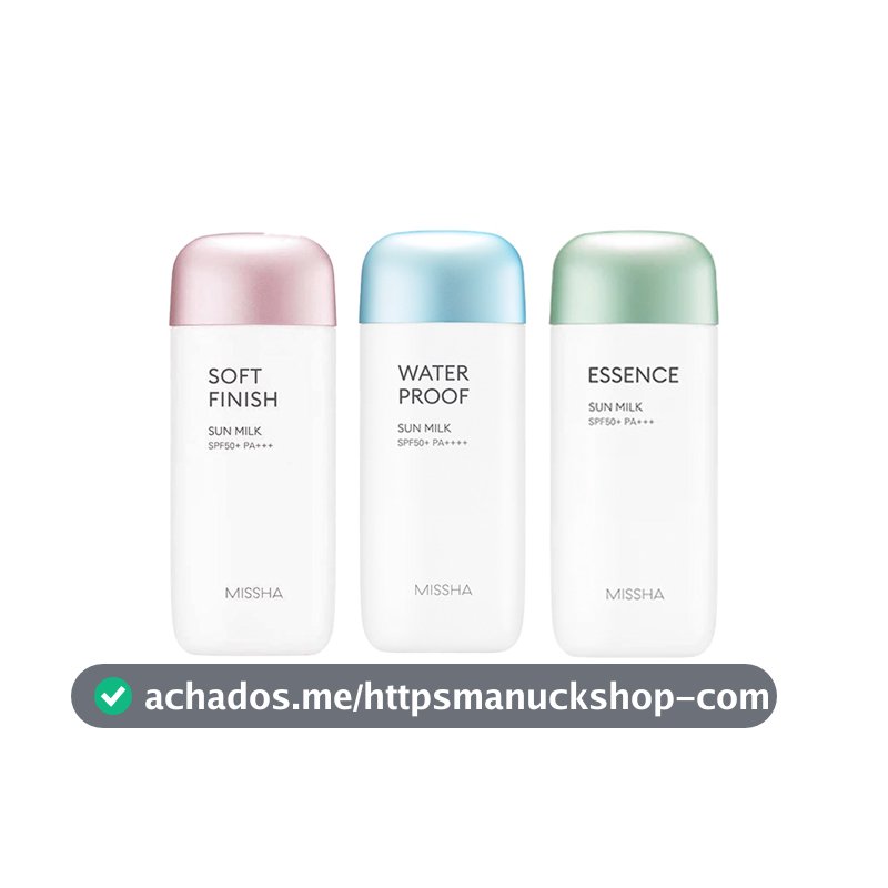 missha protetor solar Totalmente Seguro 70ml 3 Tipos