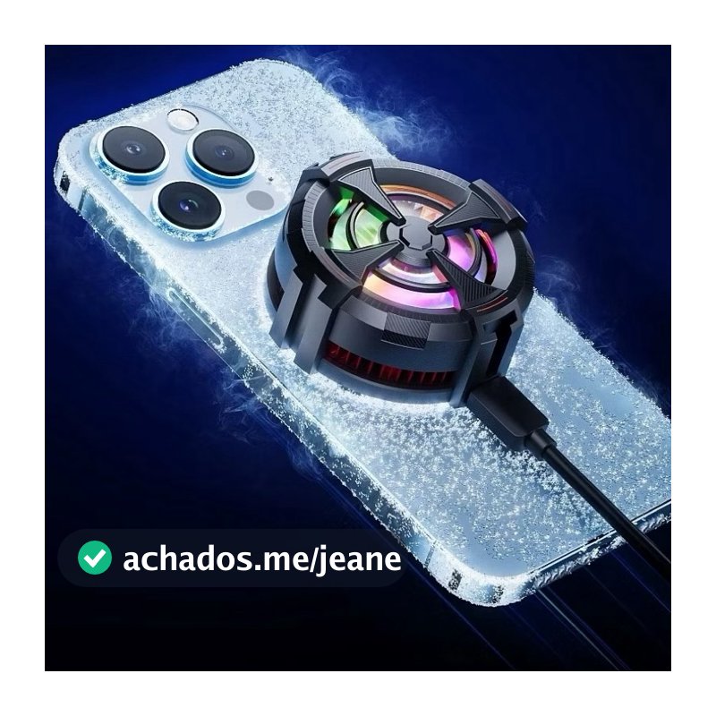 Refrigerador Portátil Gamer para Celular Resfriamento Rápido e Eficiente