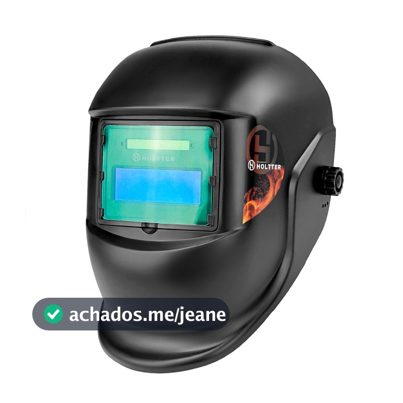 Máscara De Solda Automática Auto Escurecimento Ajustável DIN 9 a 13 Proteção UV IV Regulagem Profissional Segurança