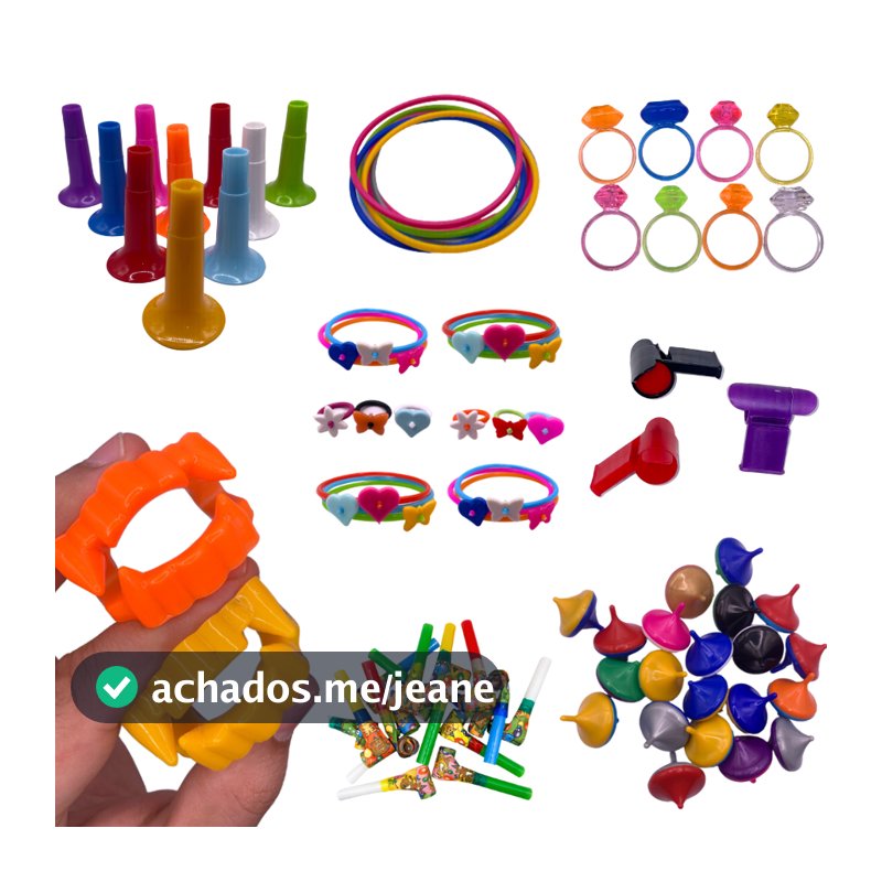 Kit 250 Mini Brinquedos Criança Aniversário Festa Sacolinha Surpresa Dia das Crianças Natal Festa