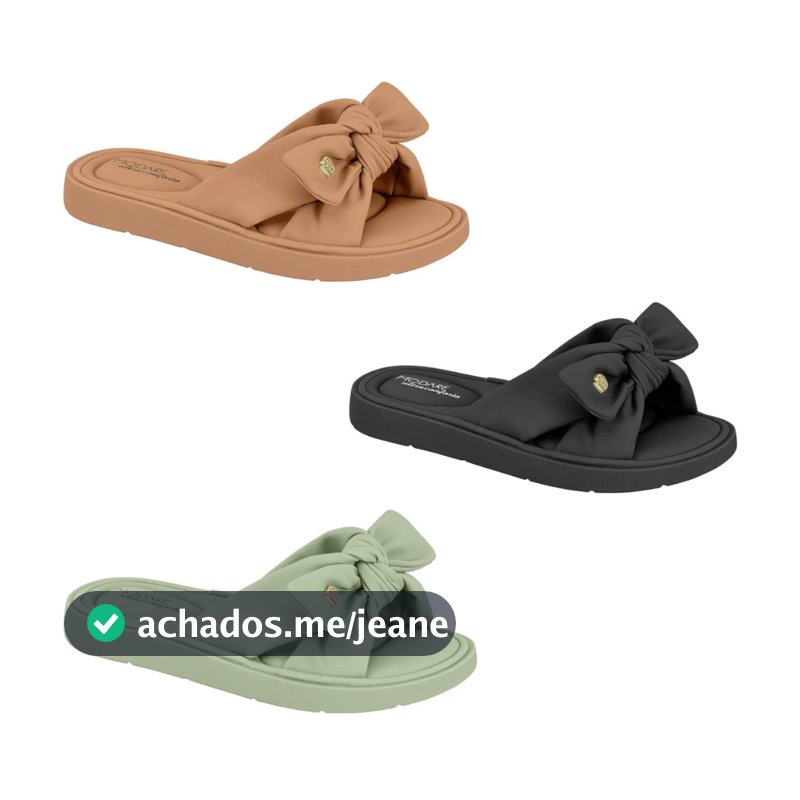 Chinelo Feminino Casual Ortopédico Modare Ultraconforto 7208.101 Confortável Original