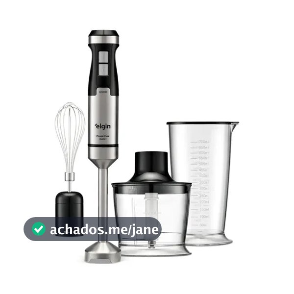 Mixer 3 Em 1 Power Inox Elgin 1000w MIX3X Triturador Inox
