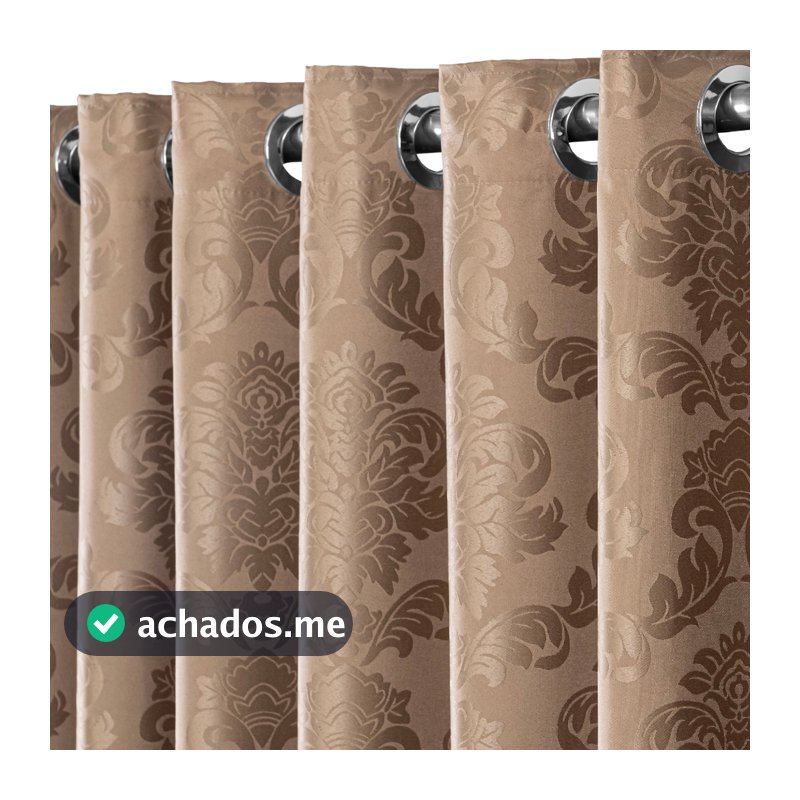 Cortina Jacquard De 2 até 5 metros de largura. Sala e quarto.