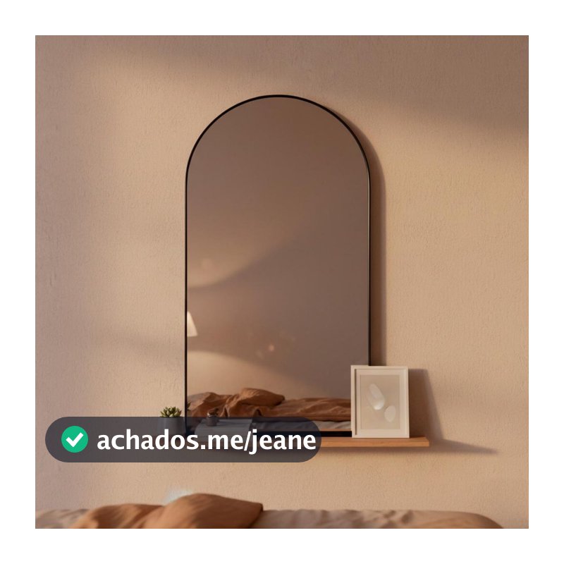 Espelho Decorativo Vitral 110x50cm de Parede e Bancada Maquiagem Pinterest Blogueiras Achadinho