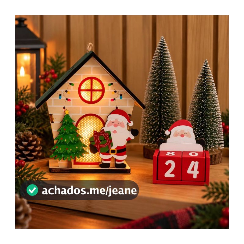 Decoração de Natal Calendário Natal