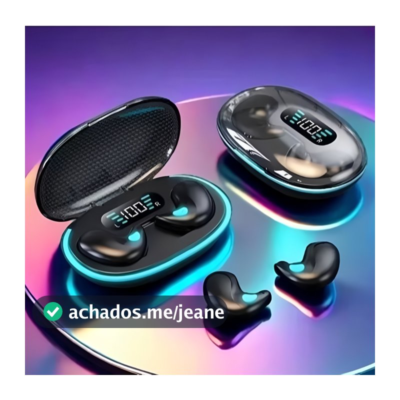 Fone De Ouvido X55 Sem Fio Bluetooth Com Display Led À Prova D'água