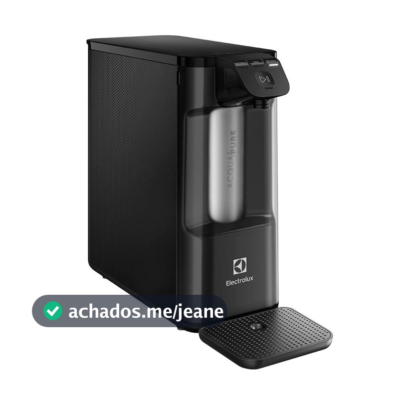 Purificador de Água Electrolux com Água Gelada, Fria e Natural Eletrônico Compacto Pure 4x Preto - PE12P