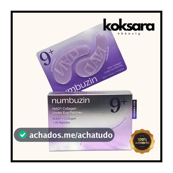 Numbuzin No.9 NAD+ Collagen Under Eye Patches 8g 1ea, 5ea