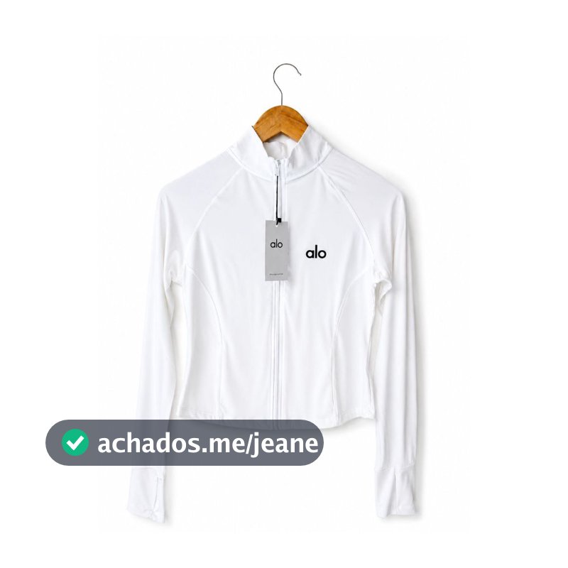 Casaco Jaqueta Fitnnes com Zipper