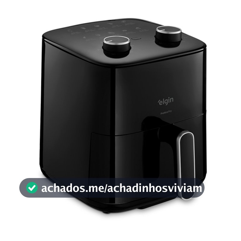 Fritadeira Air Fryer Elgin 3,7 Litros 1.400W Afg04 Preta