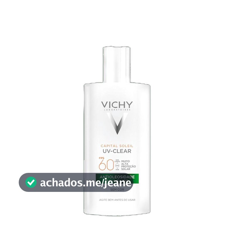 Vichy Capital Soleil UV Clear FPS60 - Protetor Solar Facial 40g