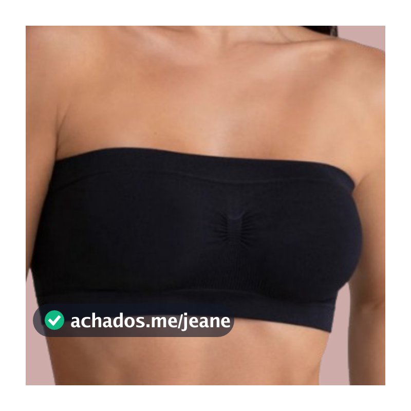 Top Sutia Faixa Bustier Lupo Loba Sem Costura 44000