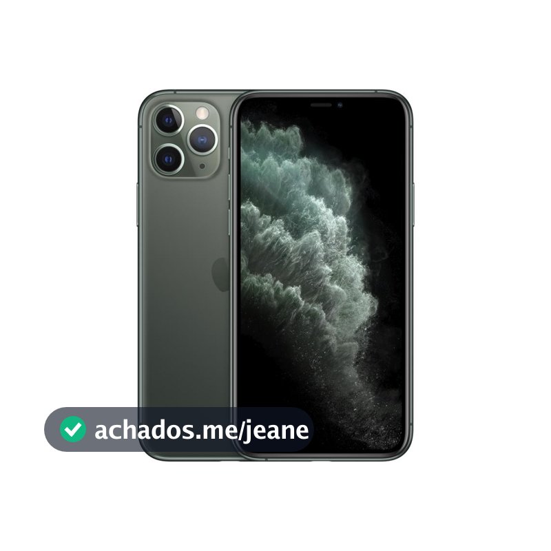 Usado: iPhone 11 Pro 64GB Verde Meia-Noite Bom - bateria 70% - Trocafy - Apple