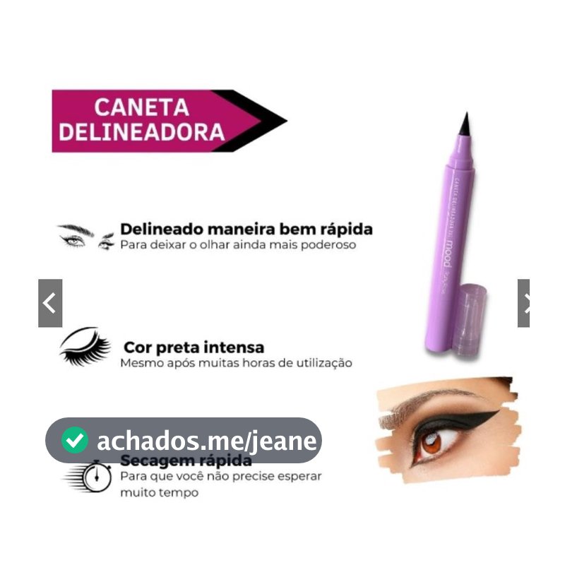 Delineador Líquido 2 em 1 Gatinho Ruby Rose Mood HB-519 Fácil de Aplicar