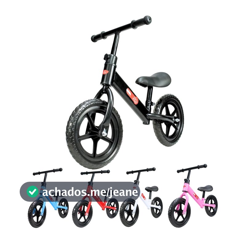 Bicicleta De Equilíbrio Sem Pedal Infantil  - Castela